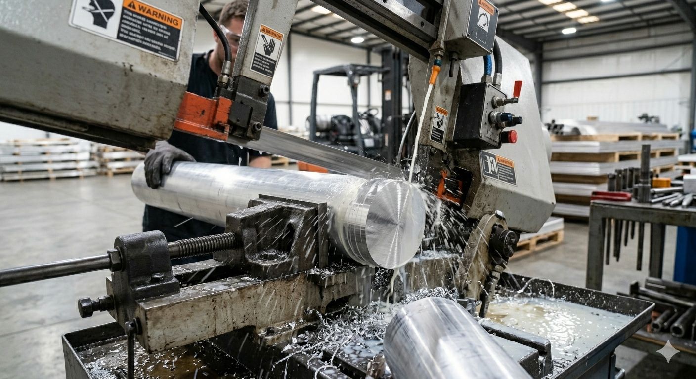 Bandsaw Cutting